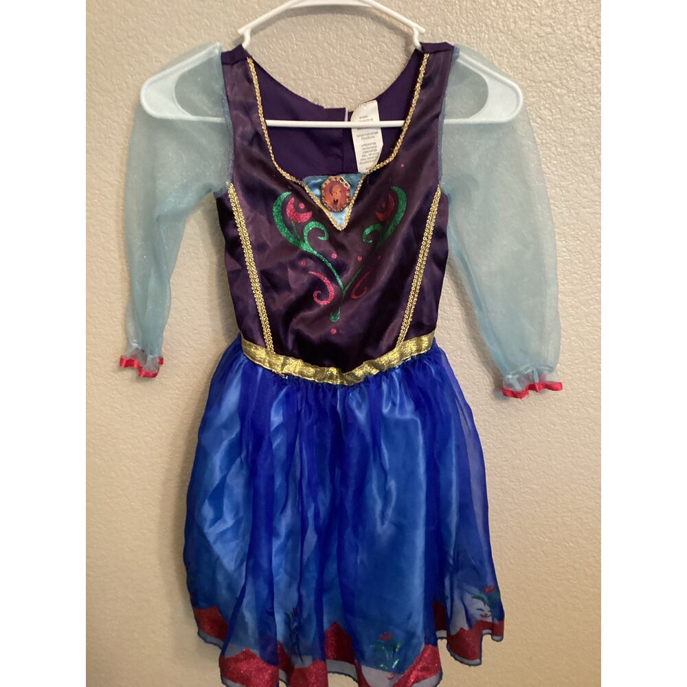Disney Frozen Princess Anna traveling classic child's costume XS 4x-6